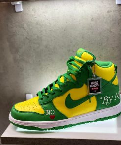 Nike Sb Dunk High Supreme By Any Means Brazil Dn3741-700