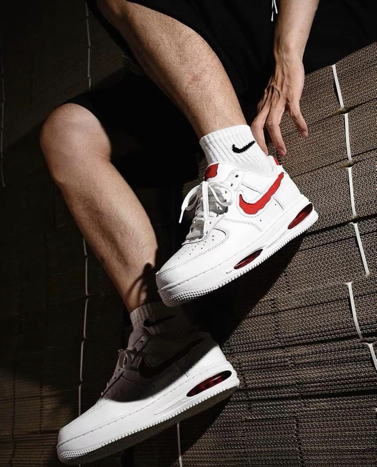 Air Force Low Evo University Red HF3630-100