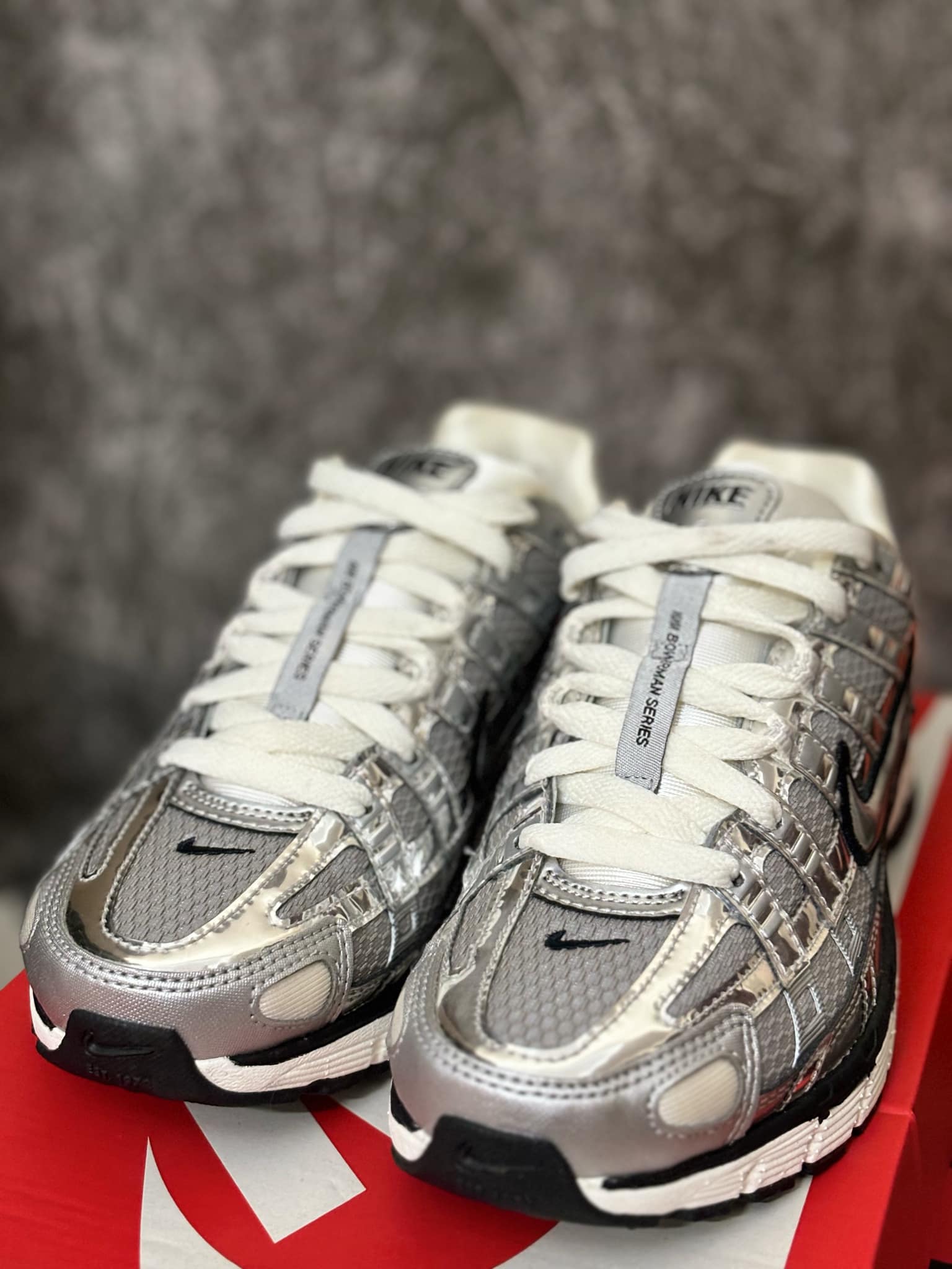 nike p6000 metallic silver
